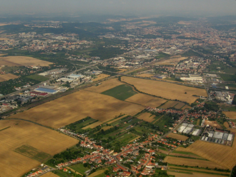 Brno a jeho úrodné okolí.